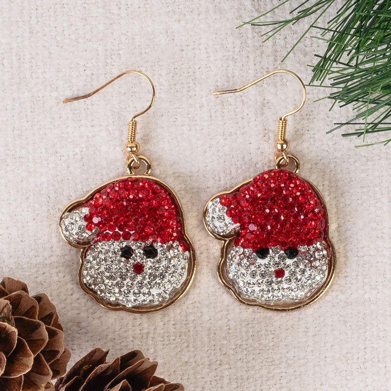 Santa Rhinestone Earrings