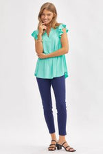Liz Flutter Top