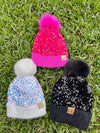Sequin Puffball Beanie Rockin The Lace Boutique