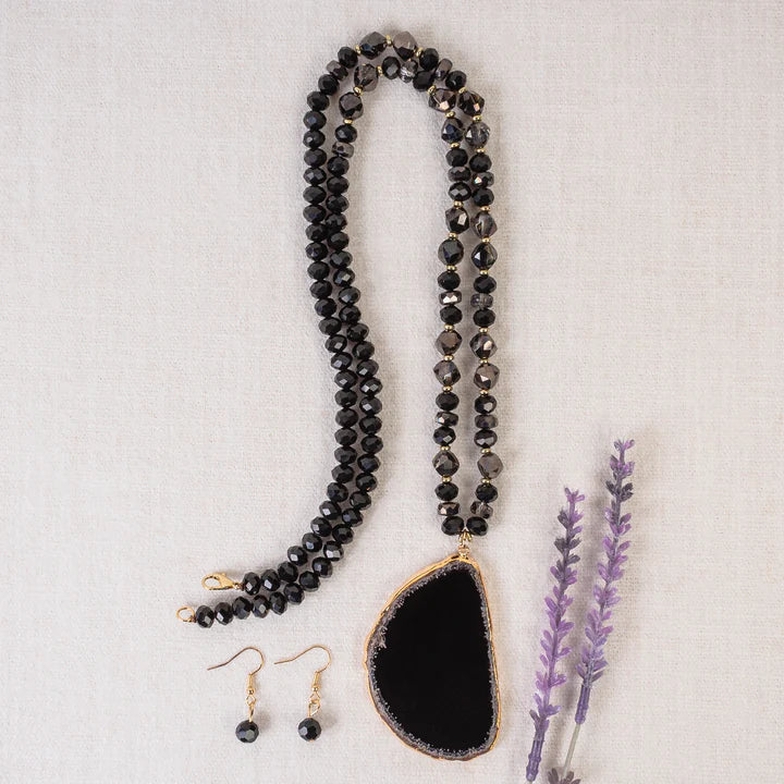 Black Slab Necklace