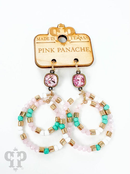 The Multi Life Earring - Pink Panache Rockin The Lace Boutique