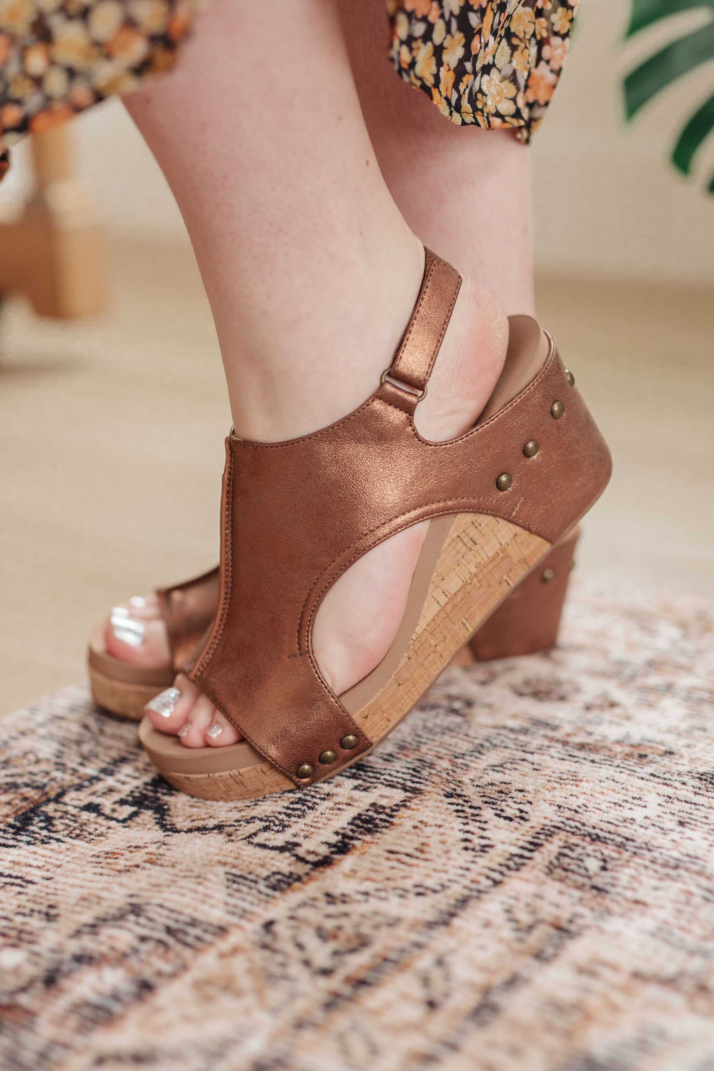 Corkys deals shoes wedges