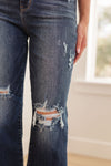 Whitney High Rise Distressed Wide Leg Judy Blue Womens Ave Shops