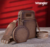 Wrangler Light Brown Cell Phone Crossbody Rockin The Lace Boutique