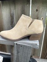 Rager Taupe Booties Clearanace Rockin The Lace Boutique