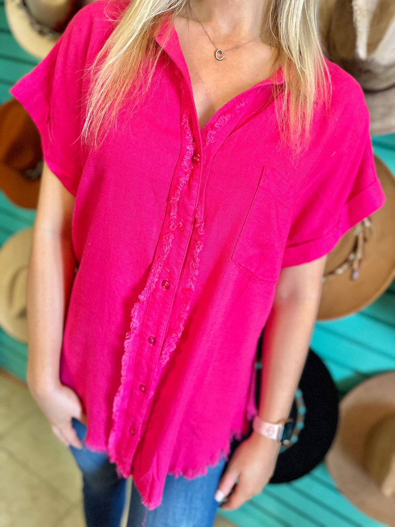 Wild Flowers - Hot Pink Clothing Rockin The Lace Boutique